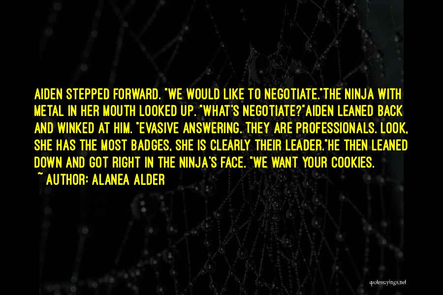 Back Answering Quotes By Alanea Alder