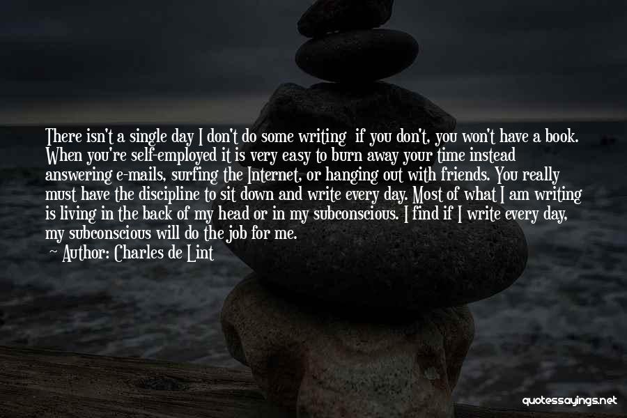 Back Answering Quotes By Charles De Lint