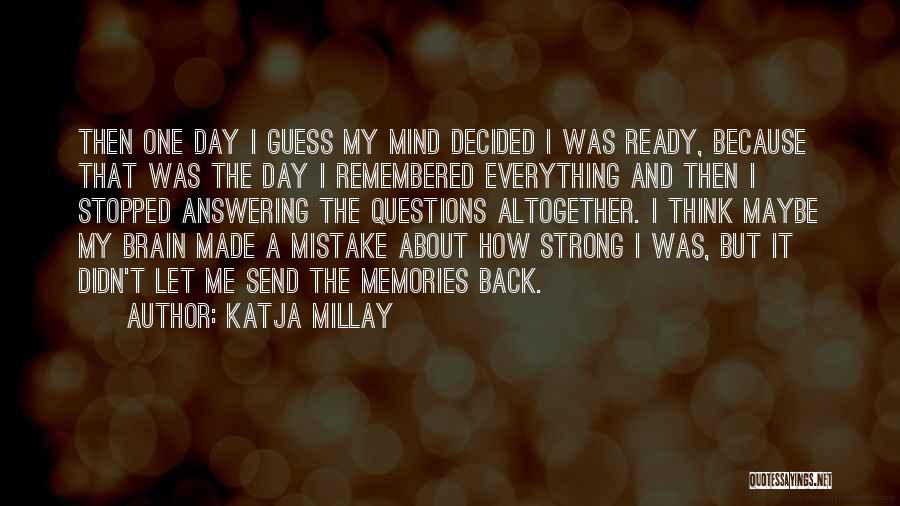 Back Answering Quotes By Katja Millay