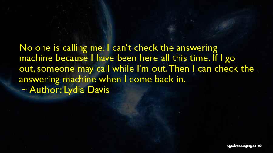 Back Answering Quotes By Lydia Davis