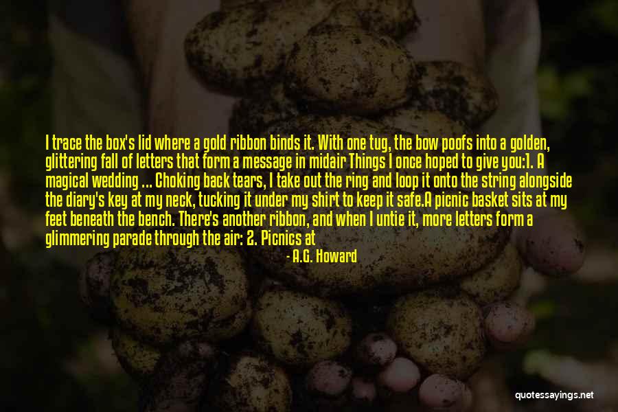Back Bench Quotes By A.G. Howard Back Bench Quotes By A.G. Howard