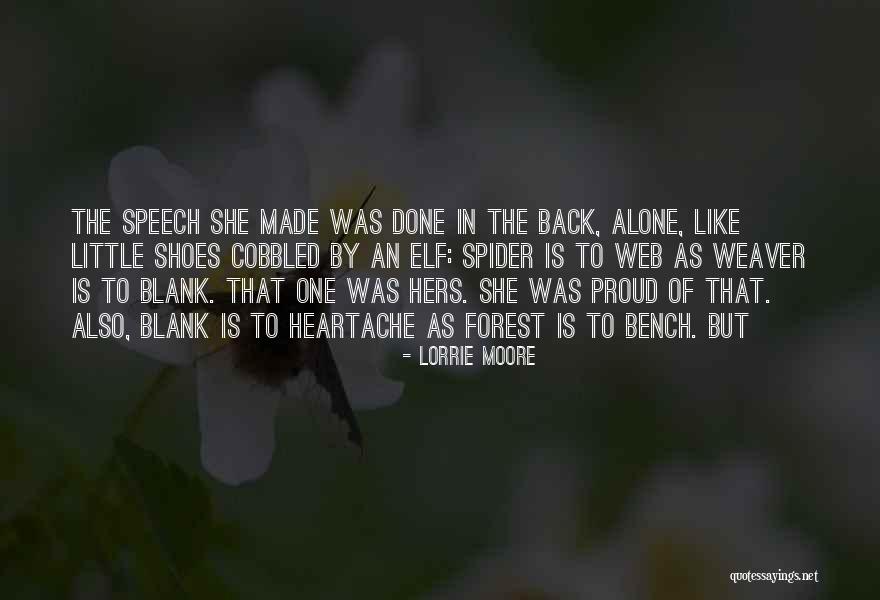 Back Bench Quotes By Lorrie Moore