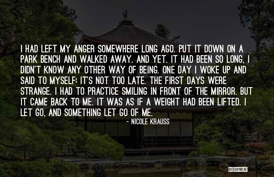 Back Bench Quotes By Nicole Krauss Back Bench Quotes By Nicole Krauss