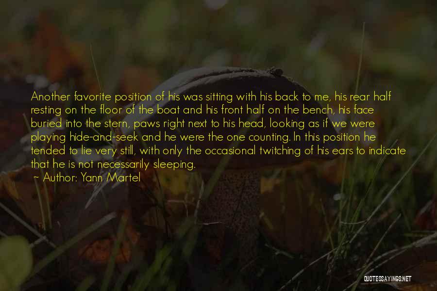 Back Bench Quotes By Yann Martel