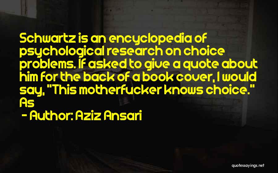 Back Cover Book Quotes By Aziz Ansari