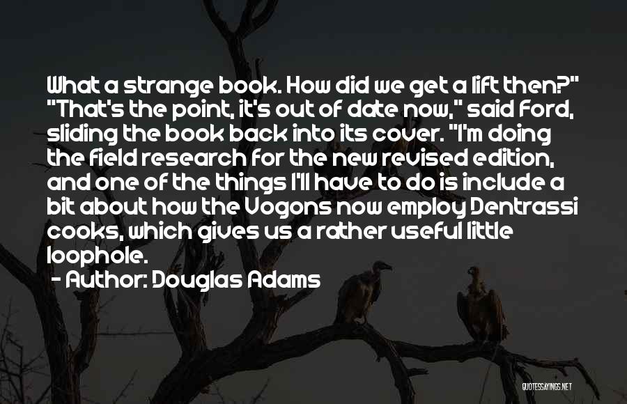 Back Cover Book Quotes By Douglas Adams