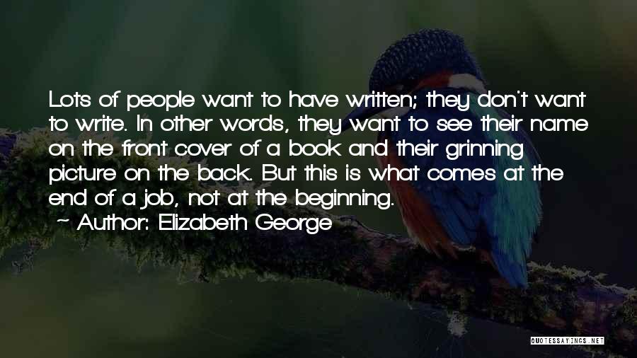 Back Cover Book Quotes By Elizabeth George