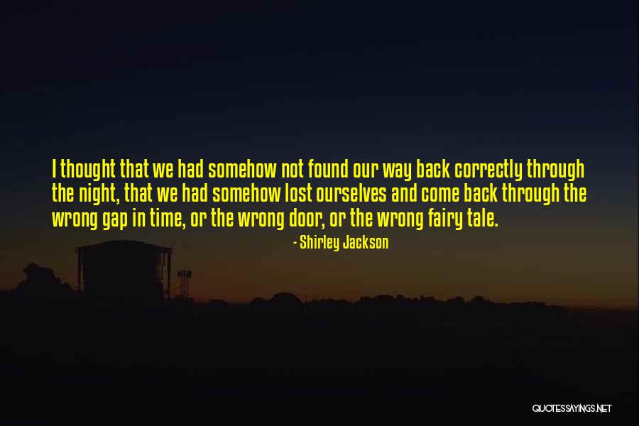 Back Door Quotes By Shirley Jackson Back Door Quotes By Shirley Jackson