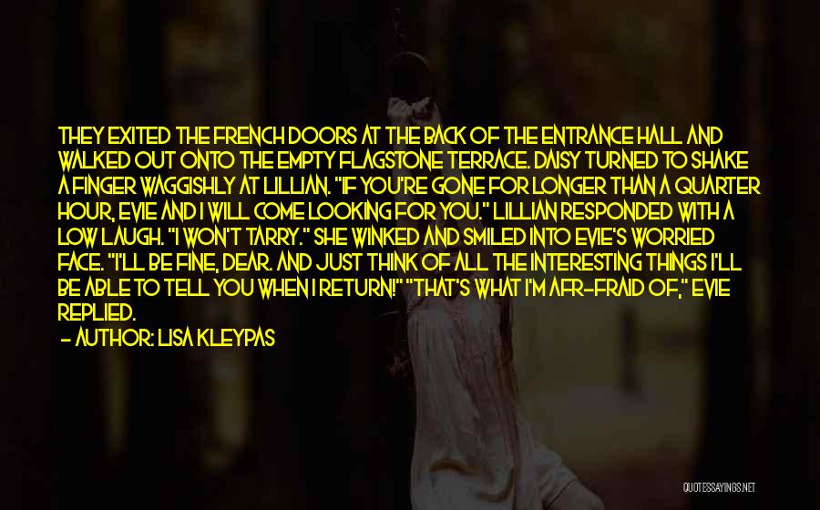 Back Doors Quotes By Lisa Kleypas