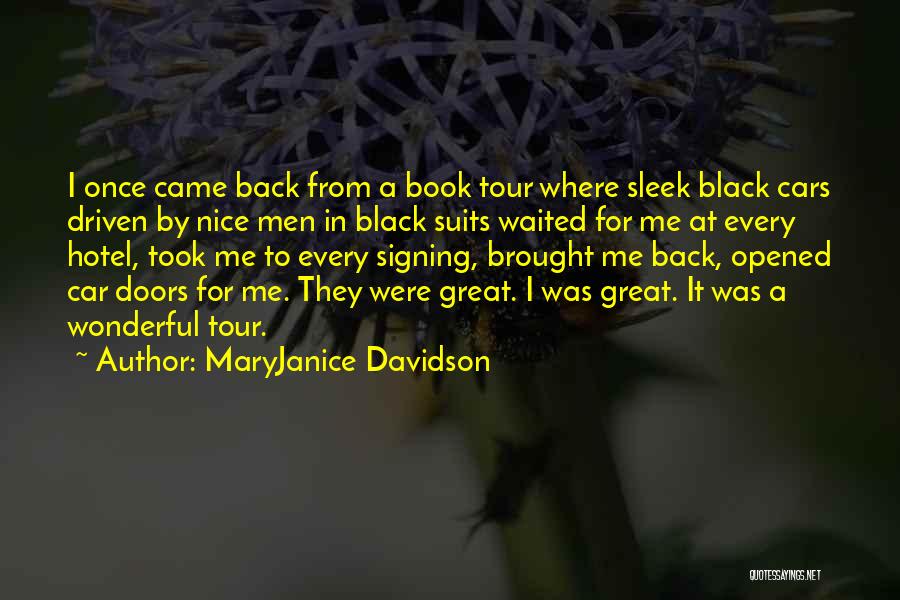Back Doors Quotes By MaryJanice Davidson