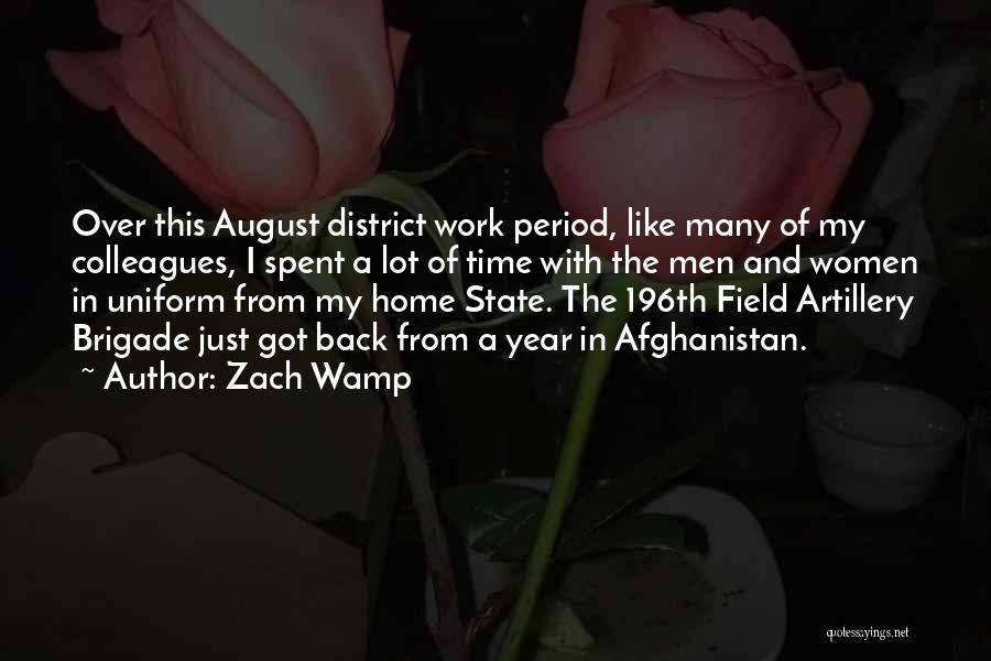 Back Home Quotes By Zach Wamp