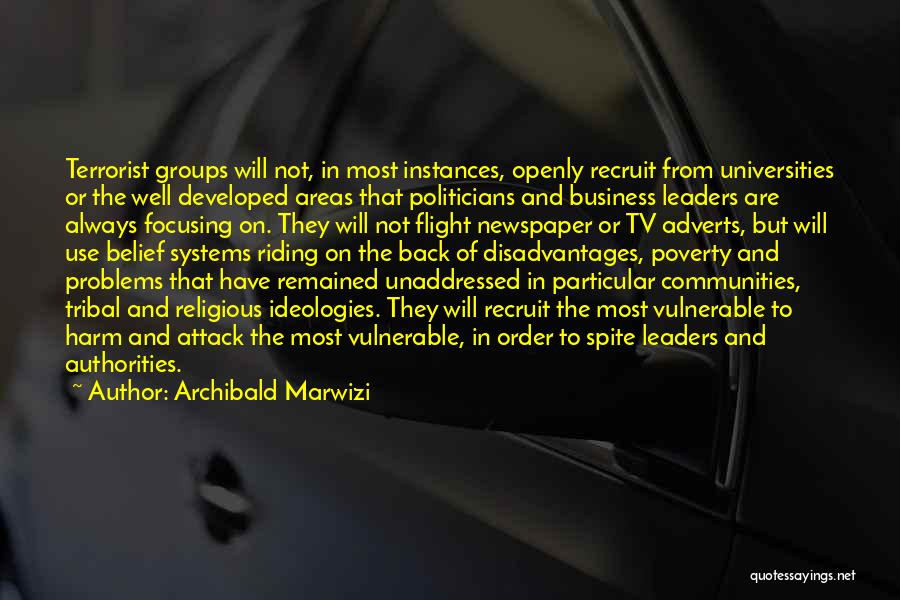 Back In Business Quotes By Archibald Marwizi