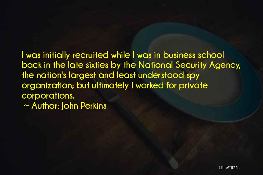 Back In Business Quotes By John Perkins