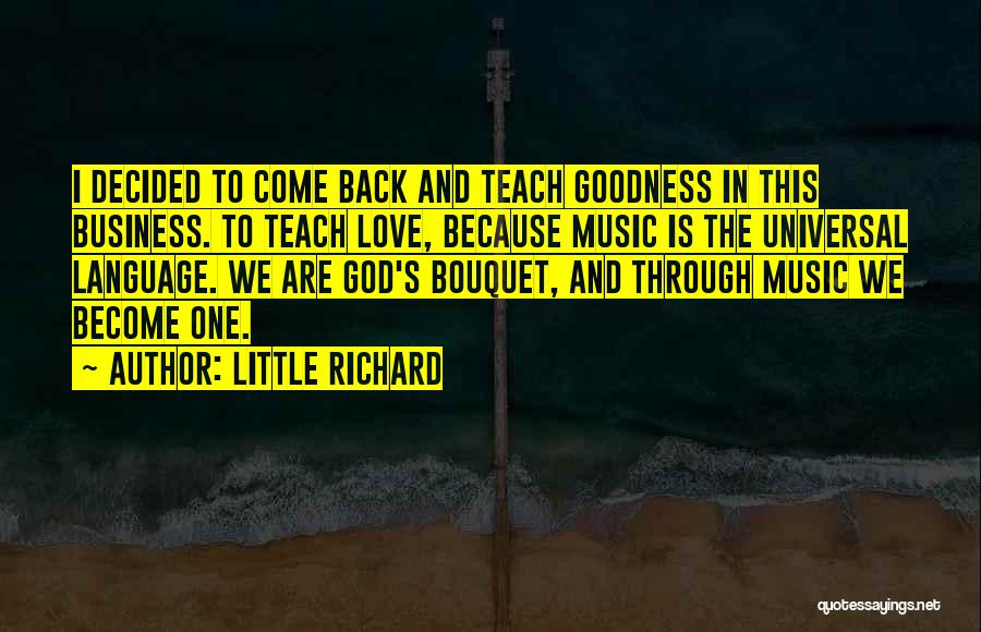 Back In Business Quotes By Little Richard