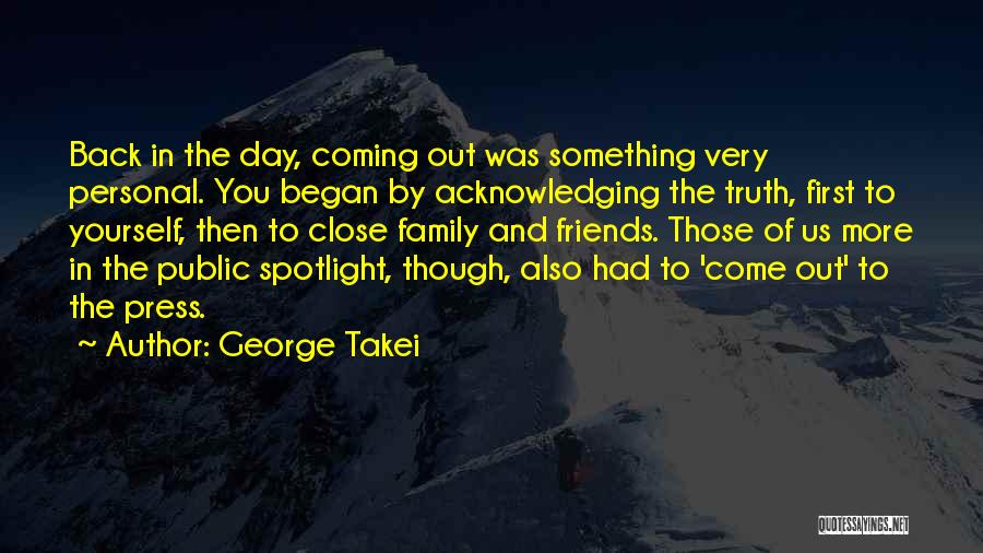 Back In Day Quotes By George Takei