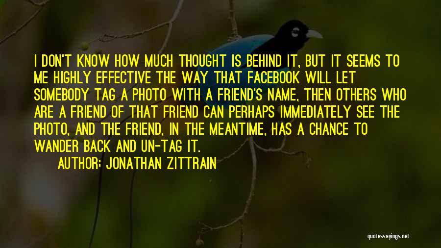 Back In Facebook Quotes By Jonathan Zittrain