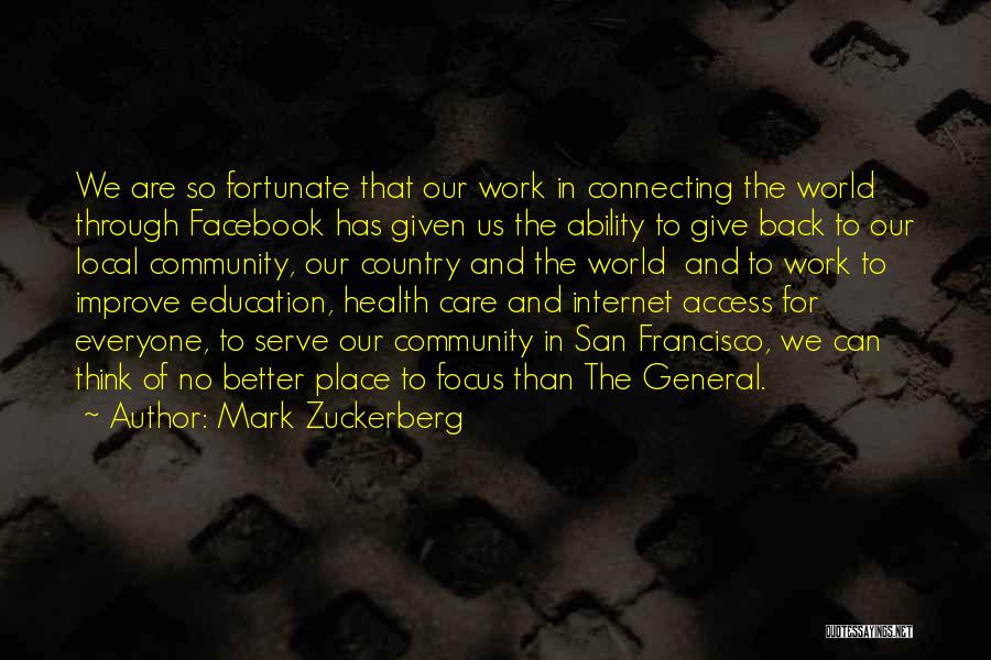 Back In Facebook Quotes By Mark Zuckerberg