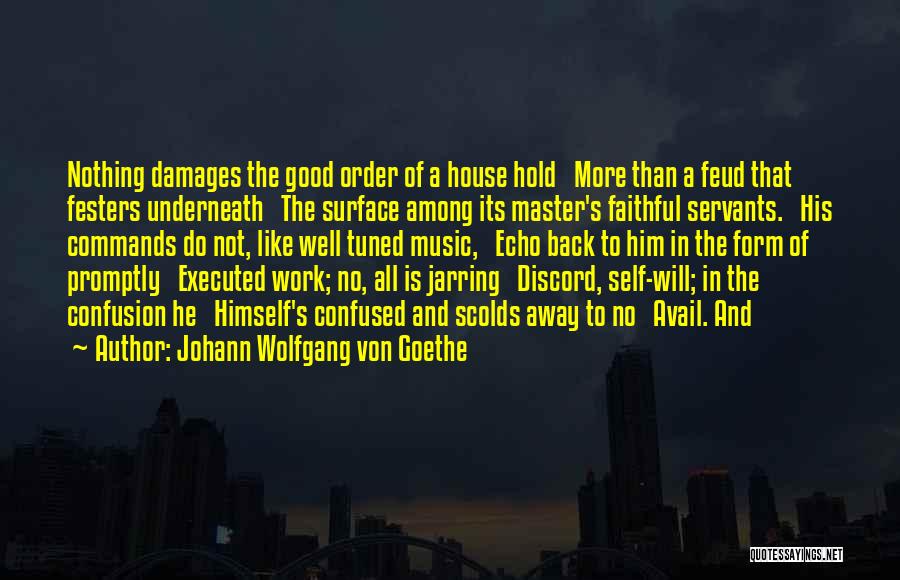 Back In Form Quotes By Johann Wolfgang Von Goethe