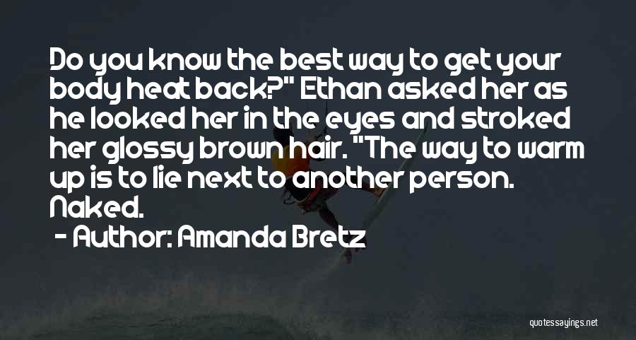 Back In Quotes By Amanda Bretz