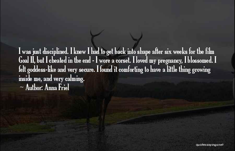 Back In Quotes By Anna Friel