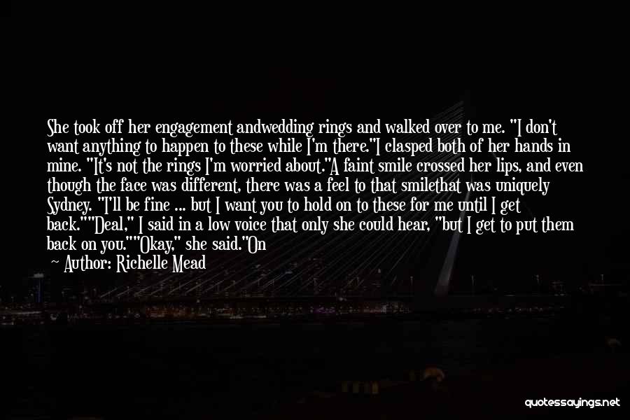 Back In Quotes By Richelle Mead