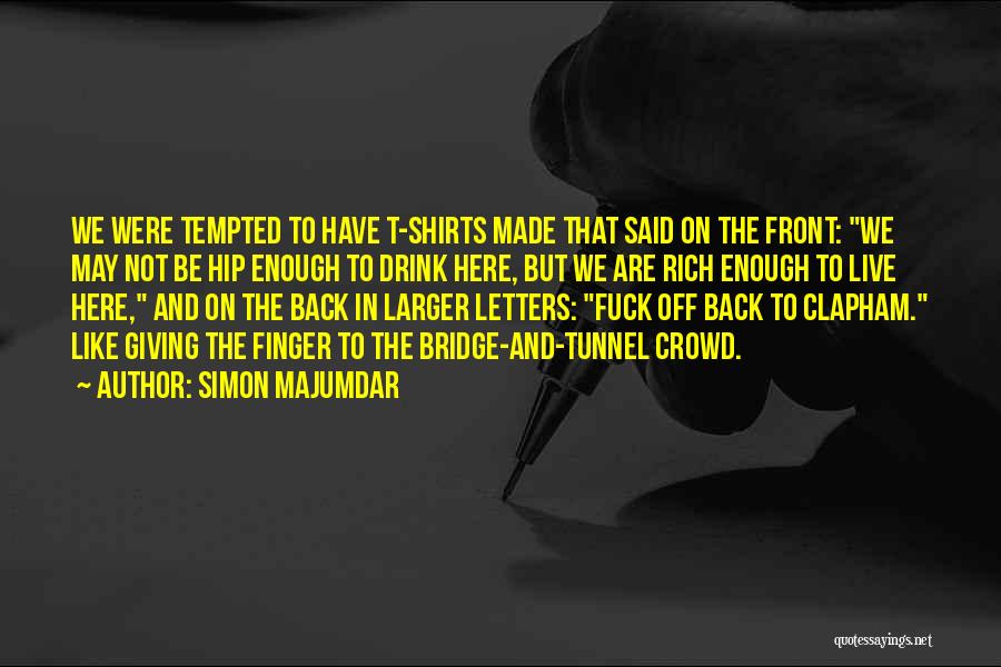 Back In Quotes By Simon Majumdar