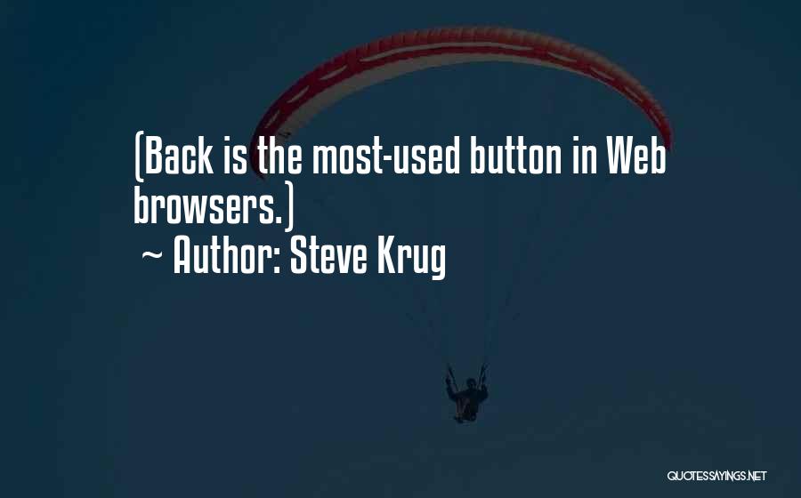 Back In Quotes By Steve Krug