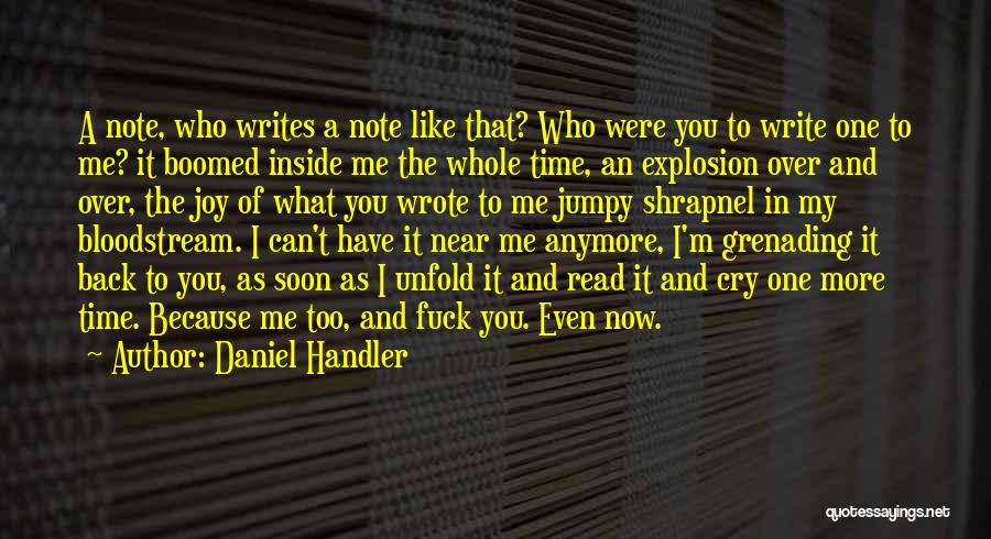 Back In Time Love Quotes By Daniel Handler