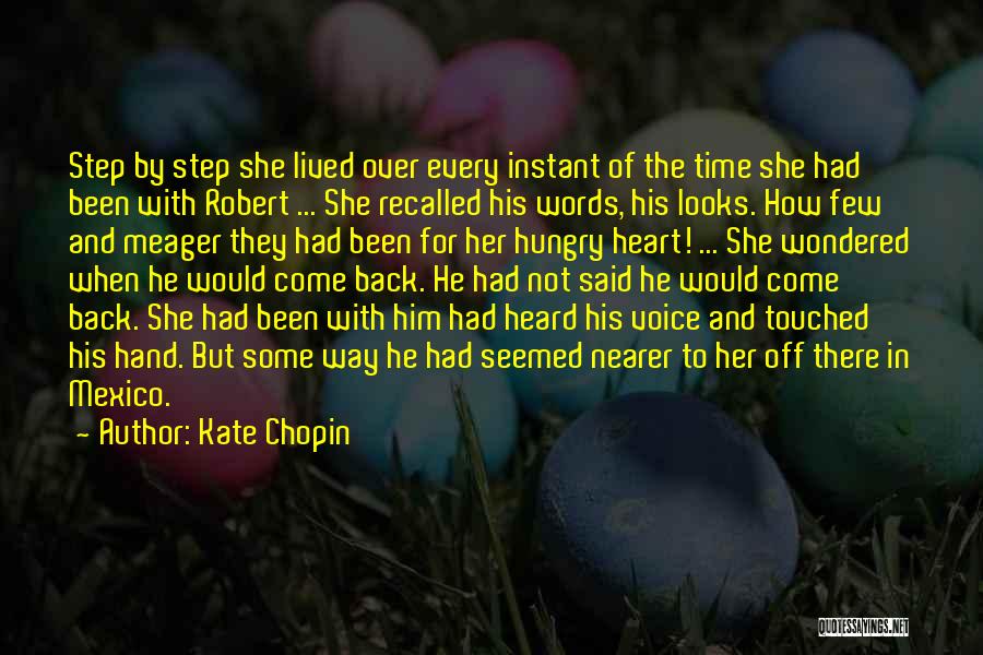 Back In Time Love Quotes By Kate Chopin