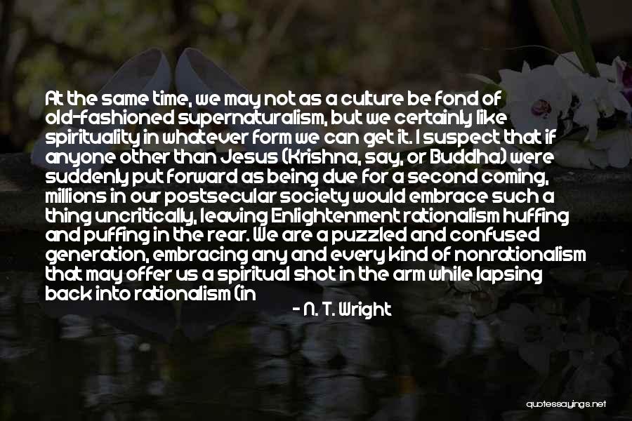 Back In Time Quotes By N. T. Wright