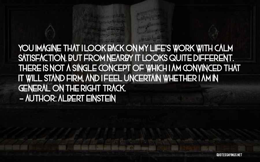 Back In Track Quotes By Albert Einstein