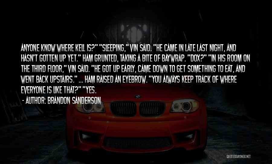 Back In Track Quotes By Brandon Sanderson