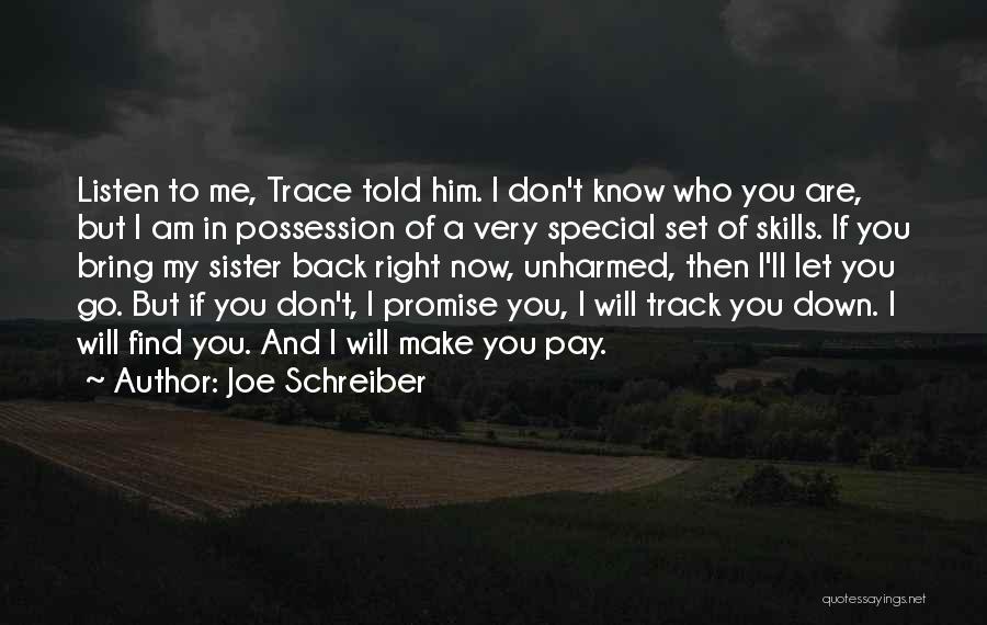 Back In Track Quotes By Joe Schreiber