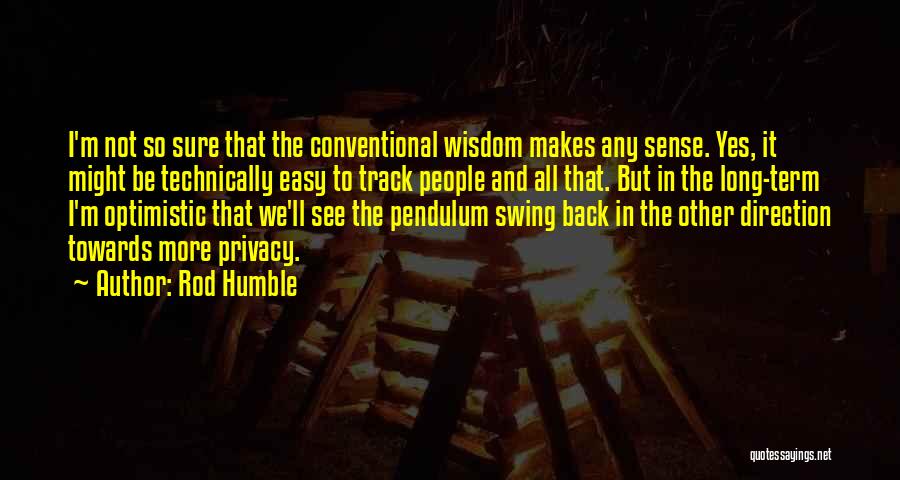 Back In Track Quotes By Rod Humble