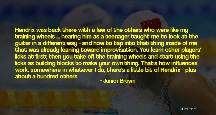 Back In Training Quotes By Junior Brown Back In Training Quotes By Junior Brown