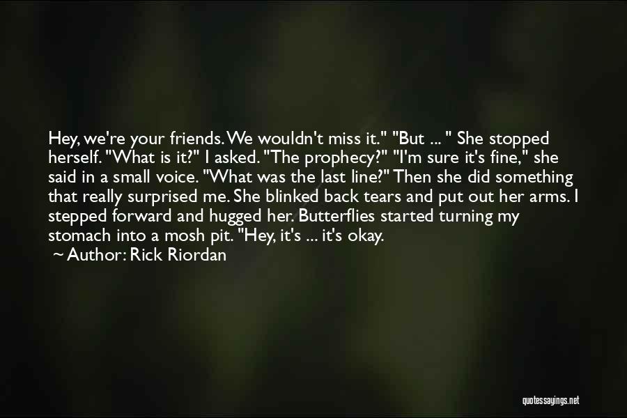 Back In Your Arms Quotes By Rick Riordan