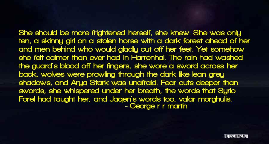 Back Off Girl Quotes By George R R Martin