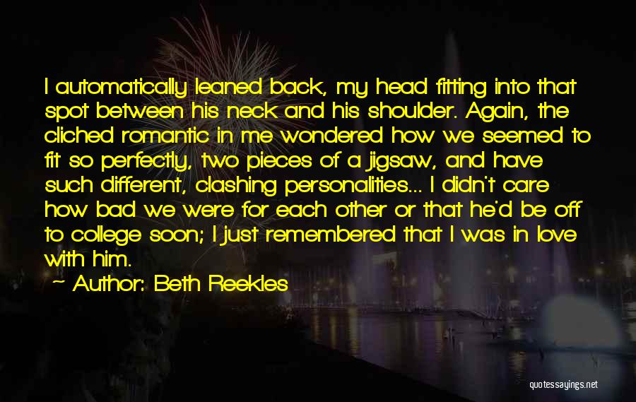 Back Off Him Quotes By Beth Reekles