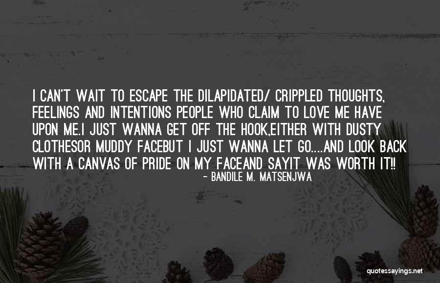 Back Off Me Quotes By Bandile M. Matsenjwa