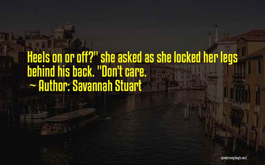 Back Off Quotes By Savannah Stuart