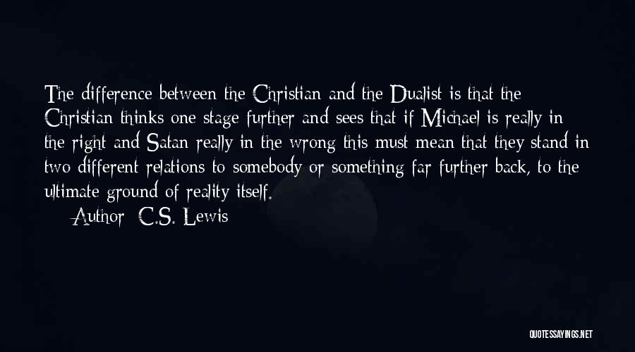 Back Off Satan Quotes By C.S. Lewis