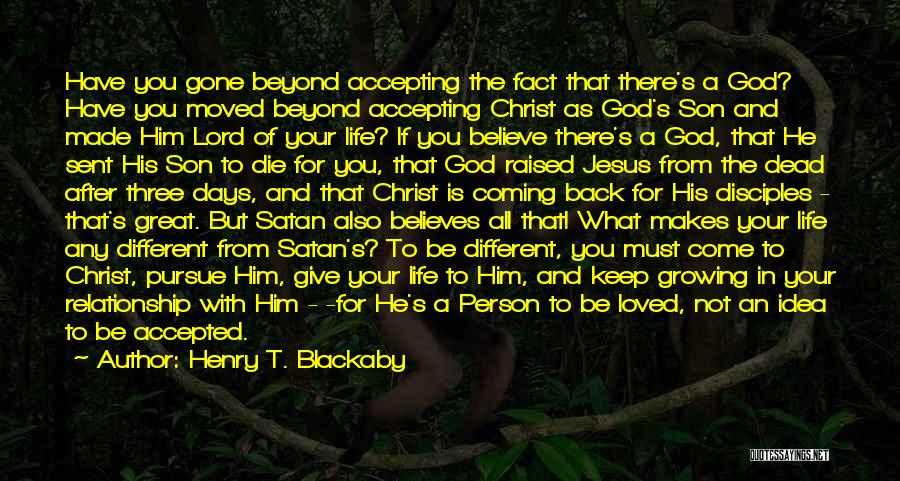 Back Off Satan Quotes By Henry T. Blackaby
