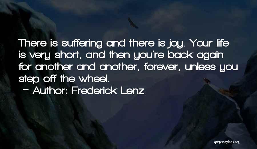 Back Off Short Quotes By Frederick Lenz