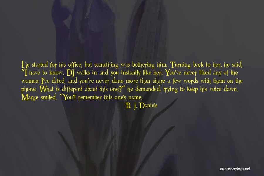 Back Office Quotes By B. J. Daniels