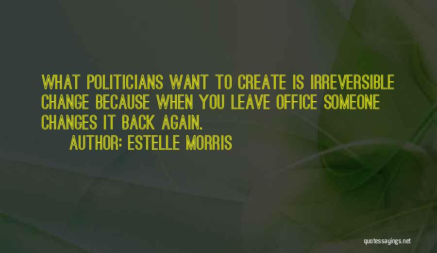 Back Office Quotes By Estelle Morris