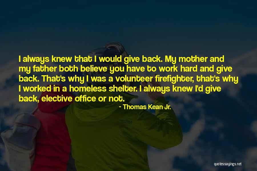 Back Office Quotes By Thomas Kean Jr.