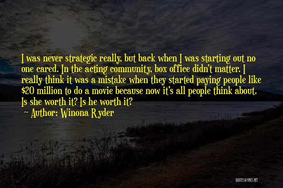 Back Office Quotes By Winona Ryder