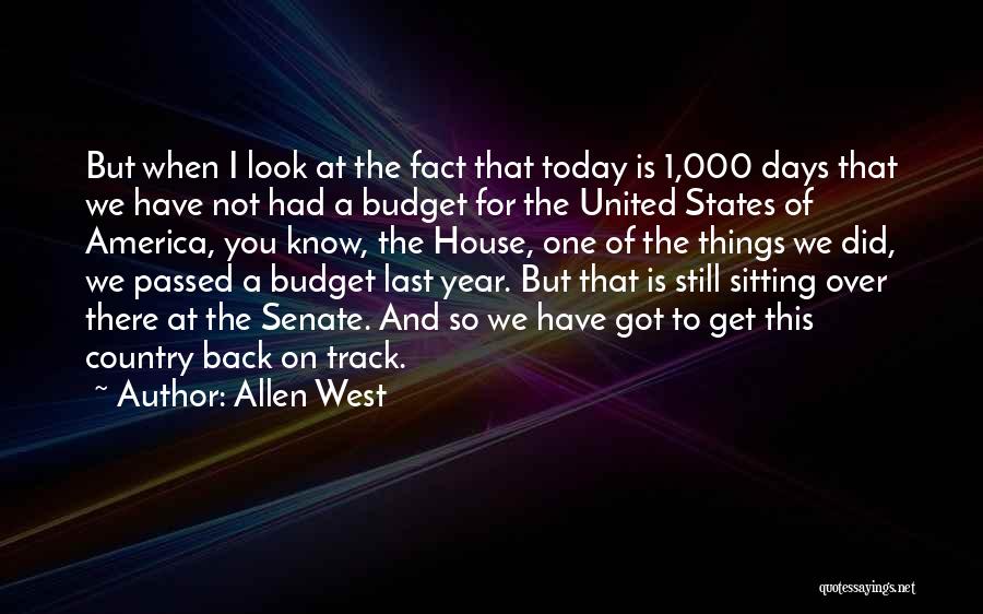 Back On Track Quotes By Allen West