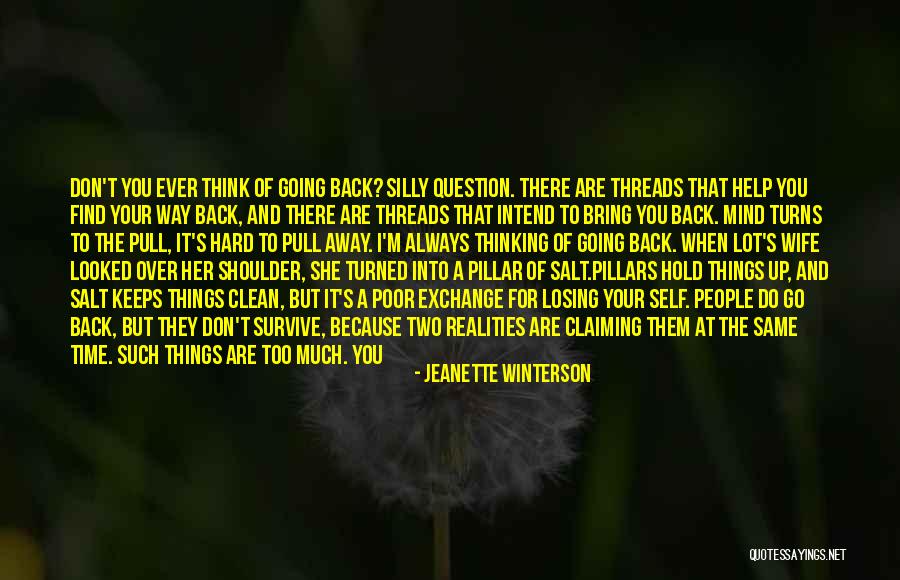 Back Pain Go Away Quotes By Jeanette Winterson