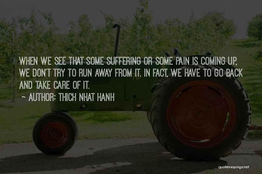 Back Pain Go Away Quotes By Thich Nhat Hanh